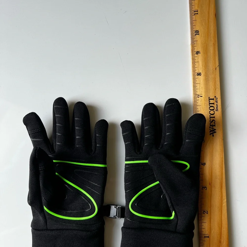 HEAD Brand Black and Neon Green Kids’ Touchscreen Gloves